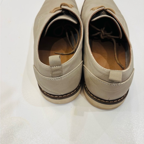 Elegant Men's Tan Lace-Up Oxfords size 10 mint condition - Picture 6 of 9